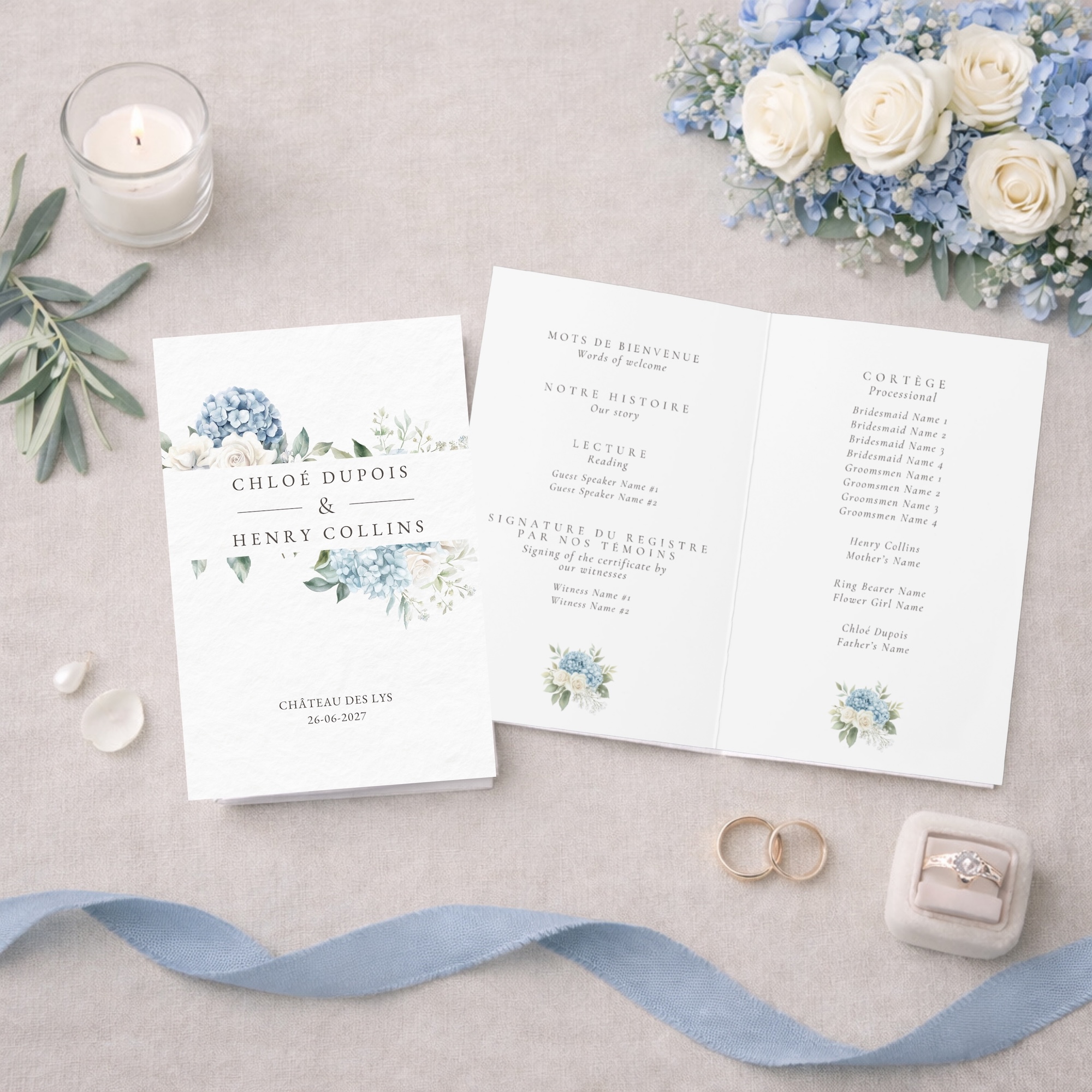 10 Tips to Make Guests Feel Included at a Bilingual Wedding Bilingual Wedding Ceremony Program Template